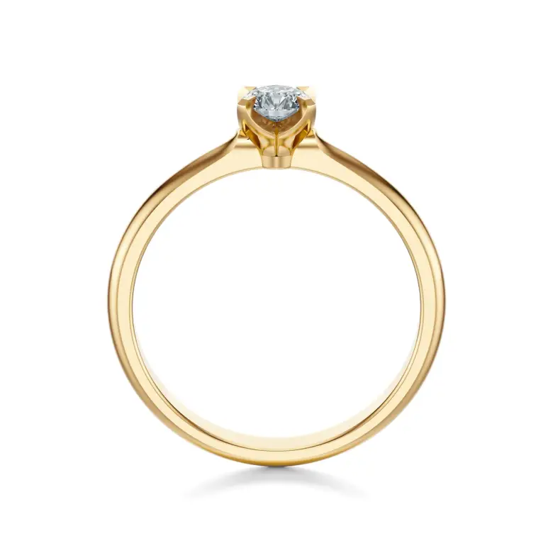 Klasyczny pierścionek zaręczynowy